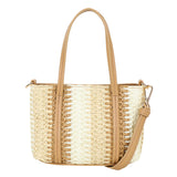 Straw Handbag S Beige