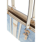 Noelle II Tote Denim Logo