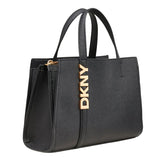 Avril SM Satchel Black/Gold