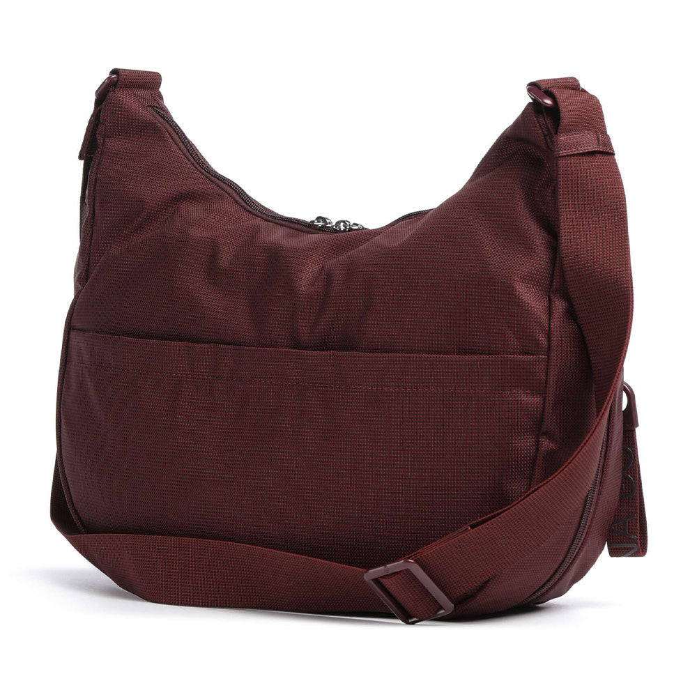 Mandarina Duck MD20 Crossover EXP skulderveske i burgunder tekstil