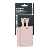 TA Revolution Rectangle Luggage Tag x 2 Rose