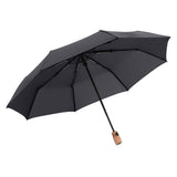 Timber Duomatic Umbrella Dark Grey