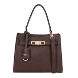 Paris Hand bag S Dark Brown