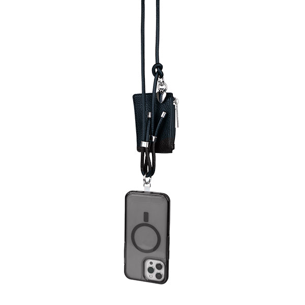 Phone strap Black/Silver