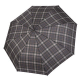 Fiber Magic Automatic Umbrella Check Brown/Beige