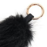 Foxtail Bag charm Black-Gold
