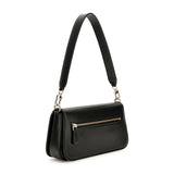 Eco Mietta Flap Shoulder Bag Black