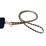 Dolores Chain Strap Black Gold