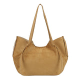 Suede Shopper Camel