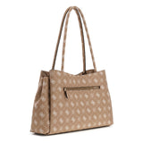 Carrie Logo Girlfriend Carryall Biscotti Logo
