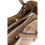 Meridian II Girlfriend Satchel Latte Logo