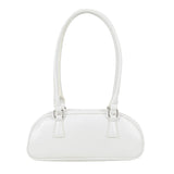 Snake Shiny Shoulder bag White