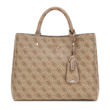 Meridian II Girlfriend Satchel Latte Logo