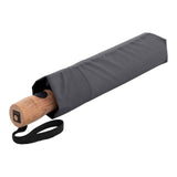 Timber Duomatic Umbrella Dark Grey