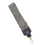 Shoulder Bag Strap Pattern Gold F