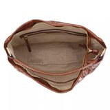 Hobo Mia Leather Maxi Cocco Caramel/Cognac