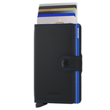 Miniwallet MM Matte Black & Blue