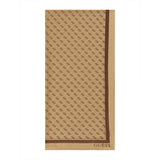 Katya Scarf Latte Logo