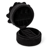 Velvet Flower Jewelry Round Black