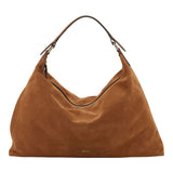 Suede Hobo bag Big Cuoio