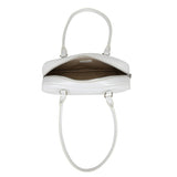 Snake Shiny Shoulder bag White