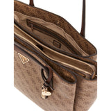 Noelle II Tech Tote Latte Logo/Brown
