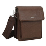 Pocket Flap Crossbody bag Dark Brown