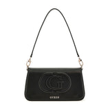 Eco Mietta Flap Shoulder Bag Black