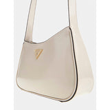 Arnela Top Zip Shoulder Bag Bone