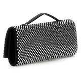 Tasmin Top Handle Clutch Black