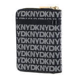 Avril SM Zip Around Wallet-Boxed Black Logo