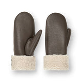 Faux Shearling Mittens Major Brown