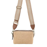 Kaia Crossbody bag Raffia Natural