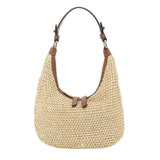 Hobo Nana Mini Raffia Maglia/Leather Natural-Nut