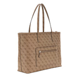 Power Play II Large Tech Tote Latte Logo