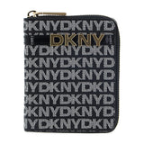 Avril SM Zip Around Wallet-Boxed Black Logo