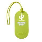 Fun luggage tag x2 Hands off!