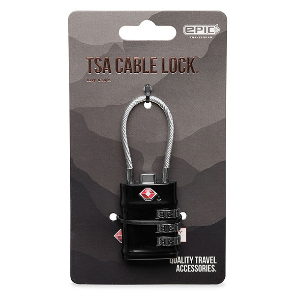 TSA Cable Lock Travel Accessories 3.0