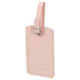 Global TA Rectangle Luggage Tag x 2 Pale Rose Pink