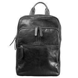 Leather Backpack Black