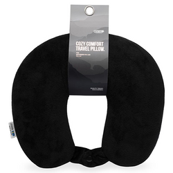 Travel Pillow Cozy Comfort Black